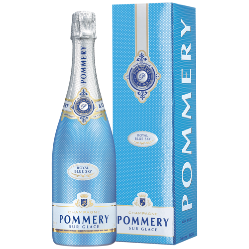 Купить Champagne Pommery Royal Blue Sky в Одессе | Viva-Italia